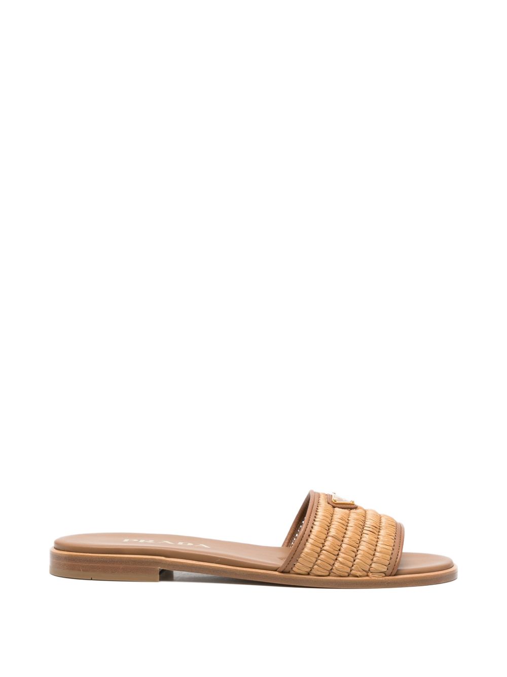 Prada Women Straw Flat Sandals PRADA