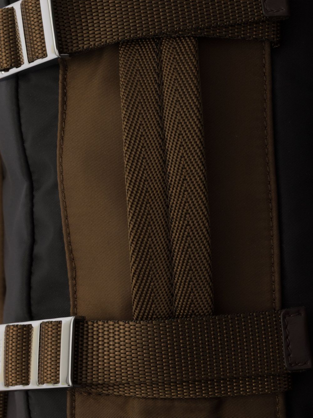 Prada Men Re-Nylon And Leather Crossbody Bag