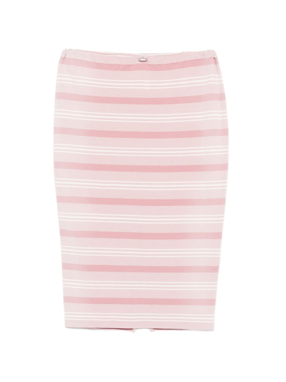 Prada Women Striped Cotton Skirt