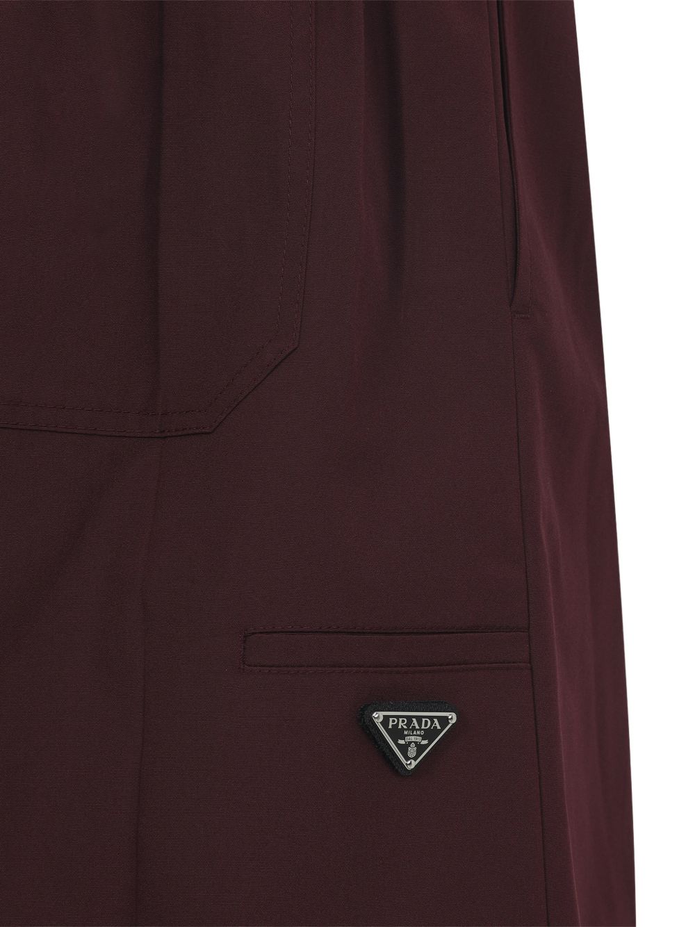 Prada Women Cotton Blend Midi Skirt PRADA