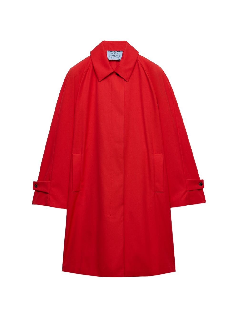 Prada Women Gabardine Midi Coat PRADA