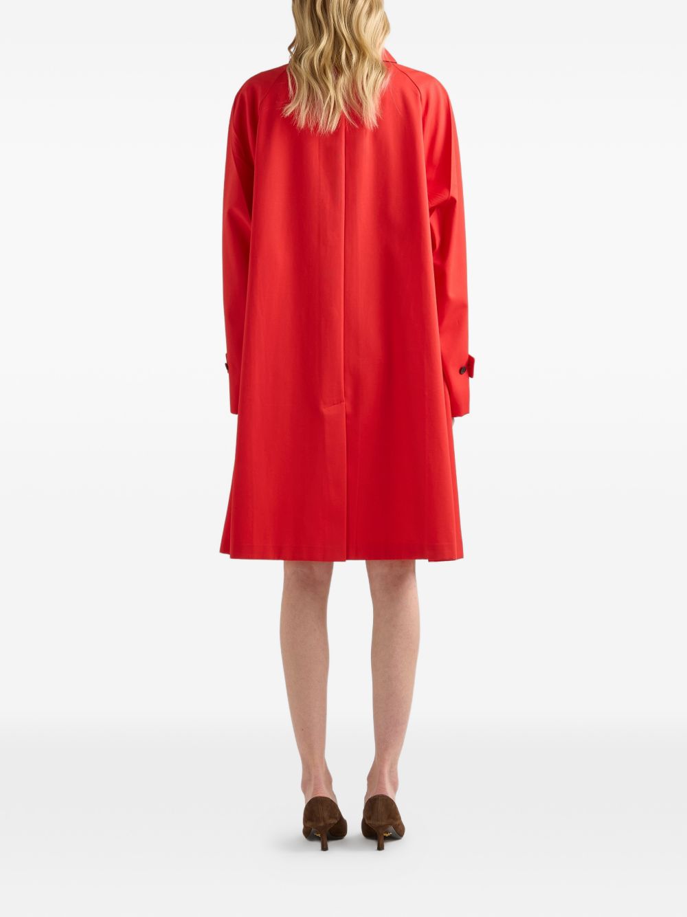 Prada Women Gabardine Midi Coat PRADA