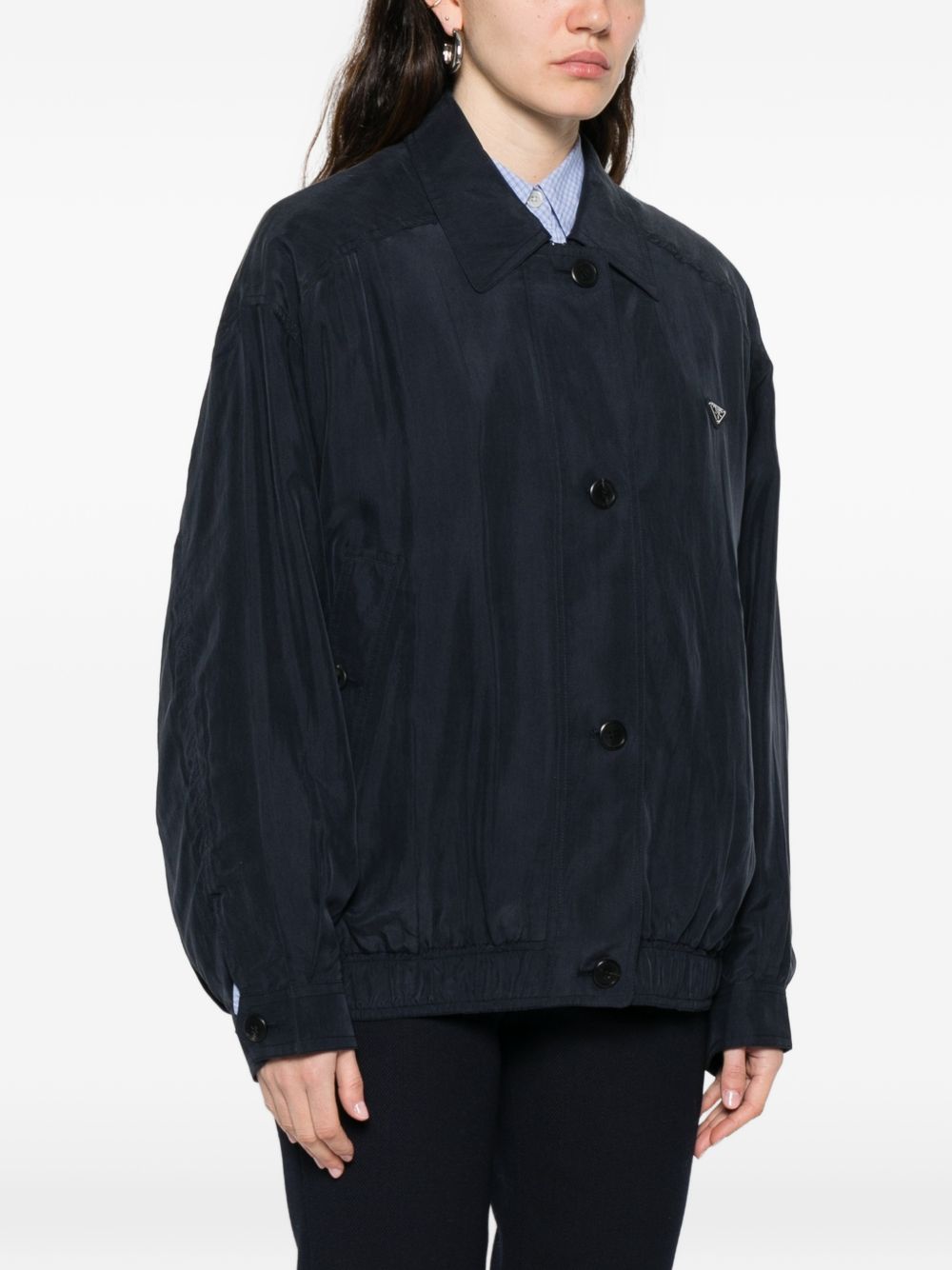 Prada Women Silk Blouson Jacket PRADA