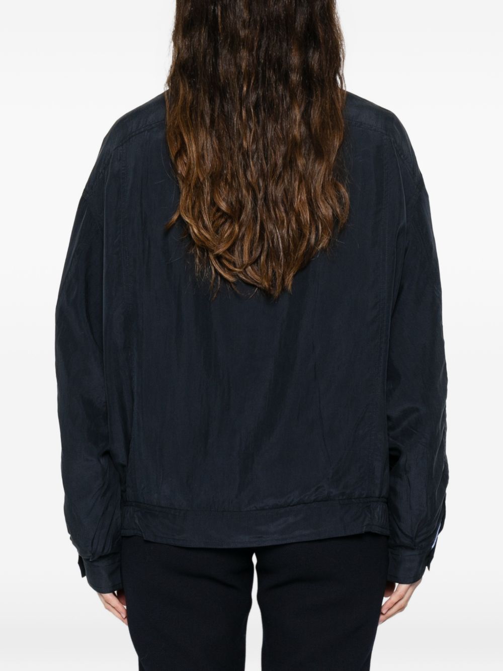 Prada Women Silk Blouson Jacket PRADA