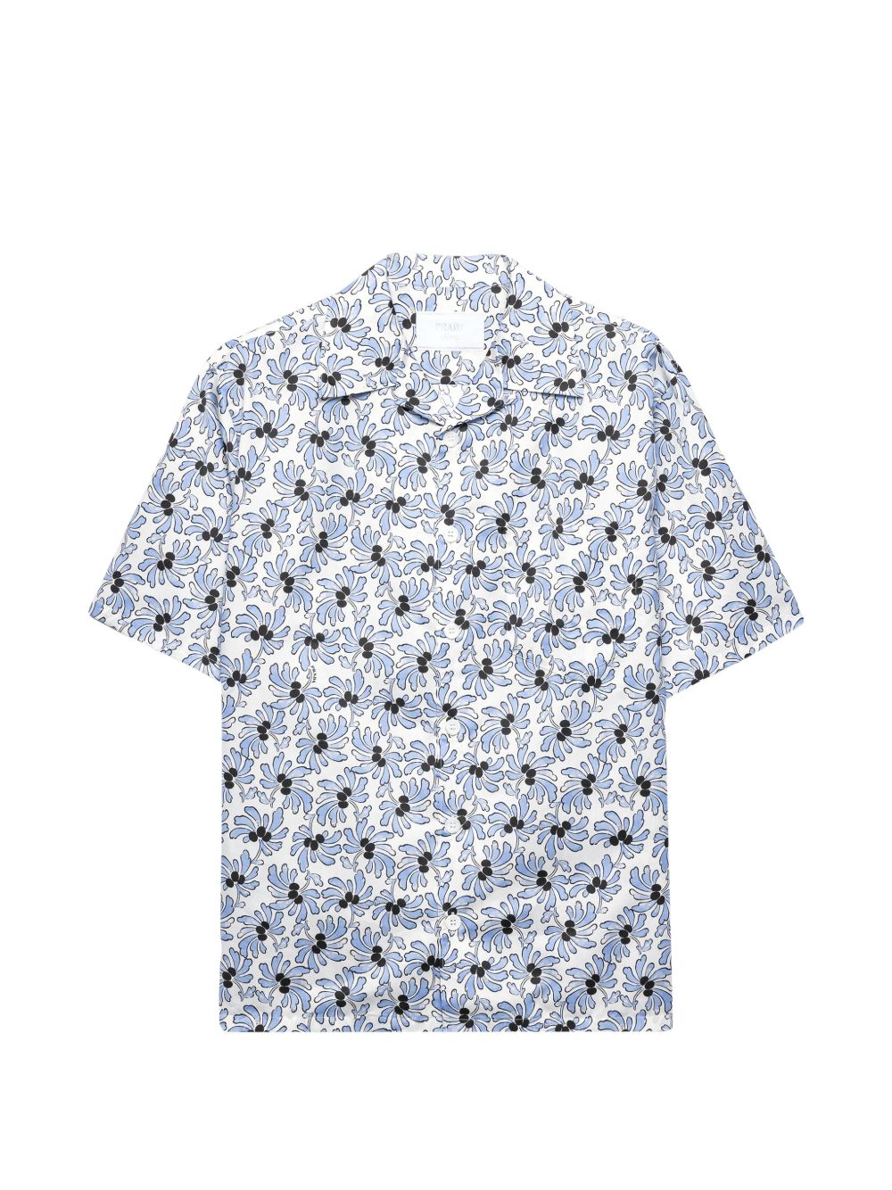 Prada Men Printed Cotton Blend Shirt PRADA
