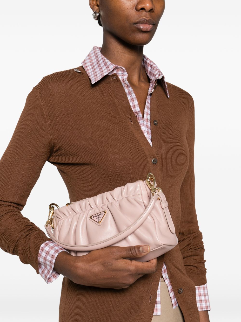 Prada Women Leather Shoulder Bag PRADA