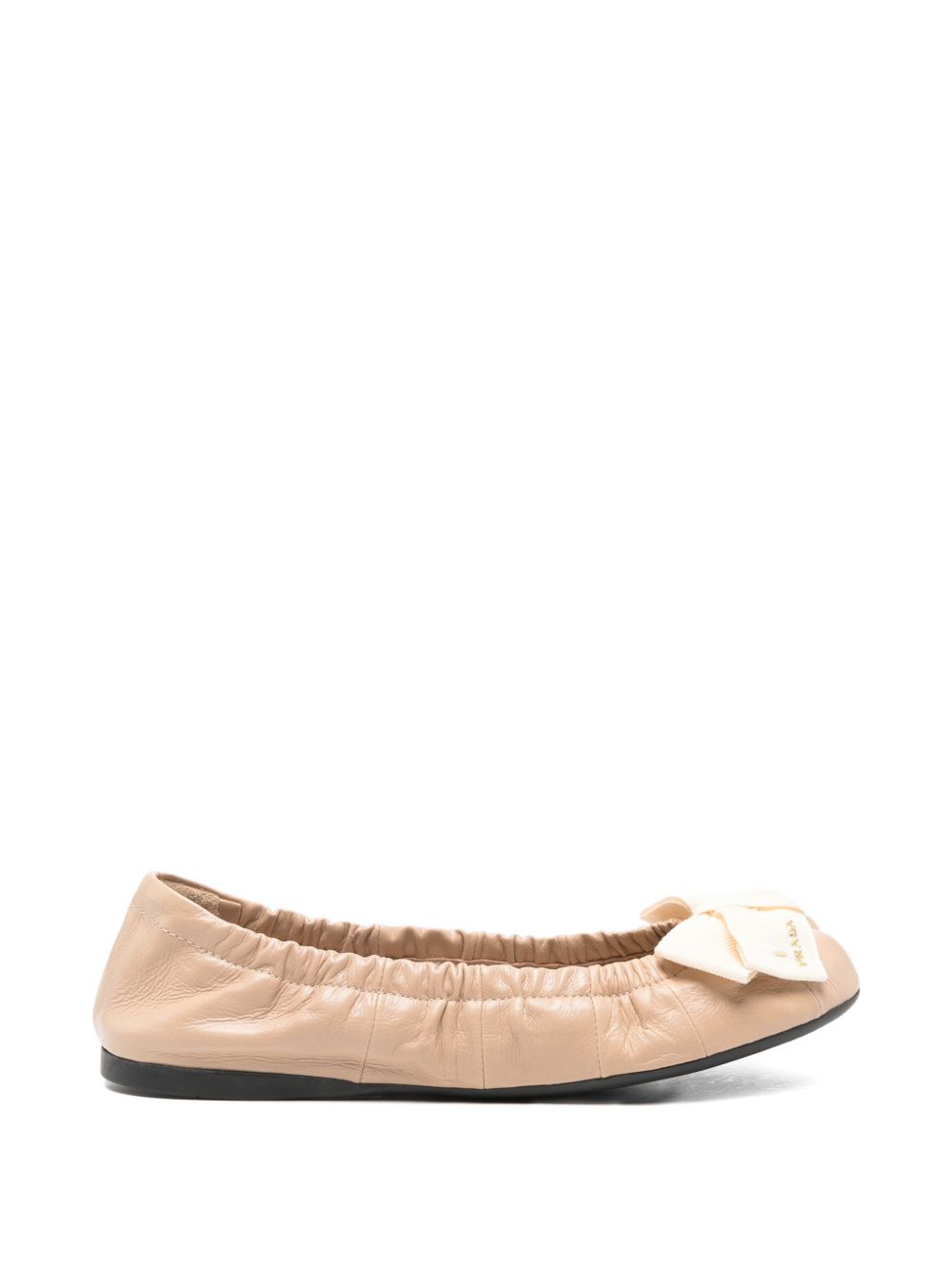 Prada Women Leather Ballet Flats