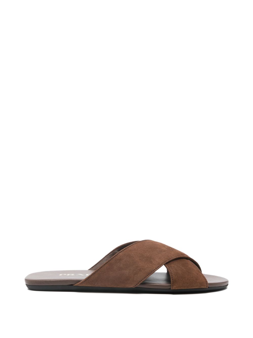 Prada Women Suede Leather Flat Sandals PRADA