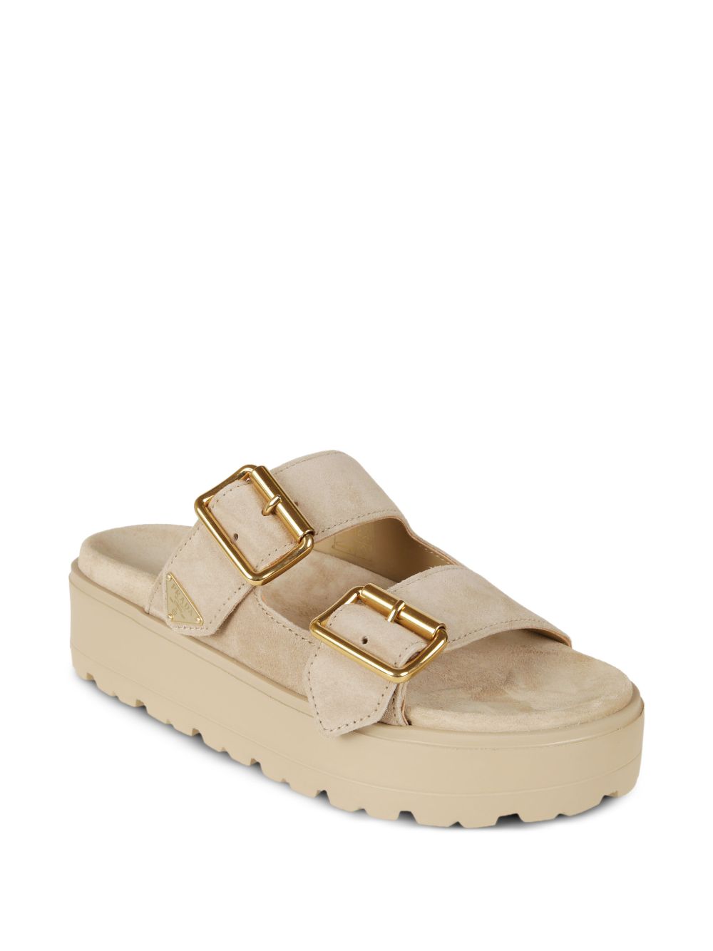 Prada Women Suede Leather Sandals PRADA