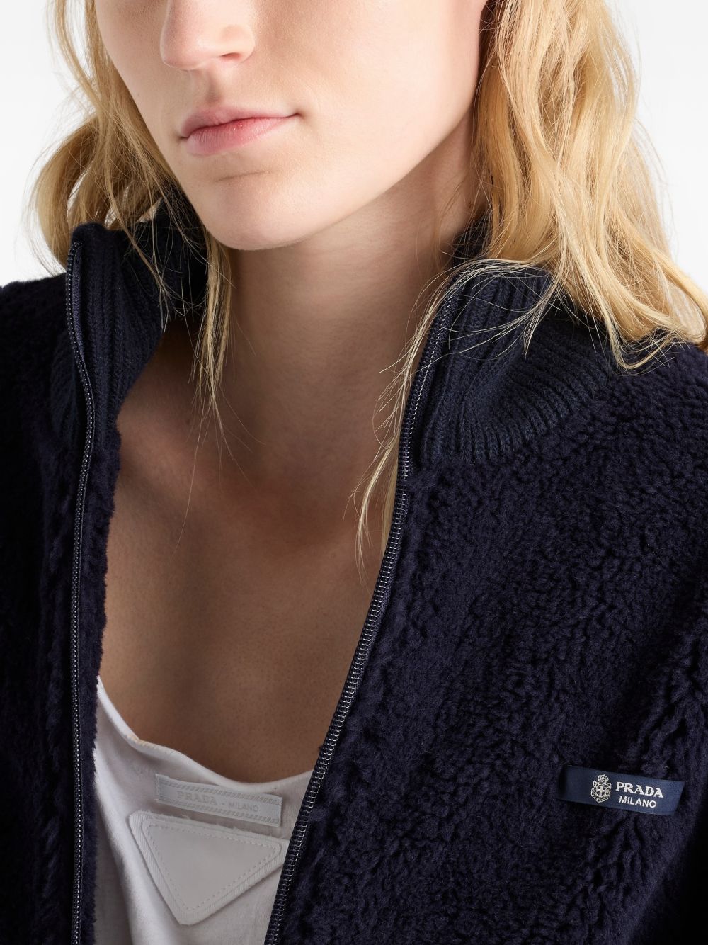 Prada Women Fleece Blouson Jacket PRADA