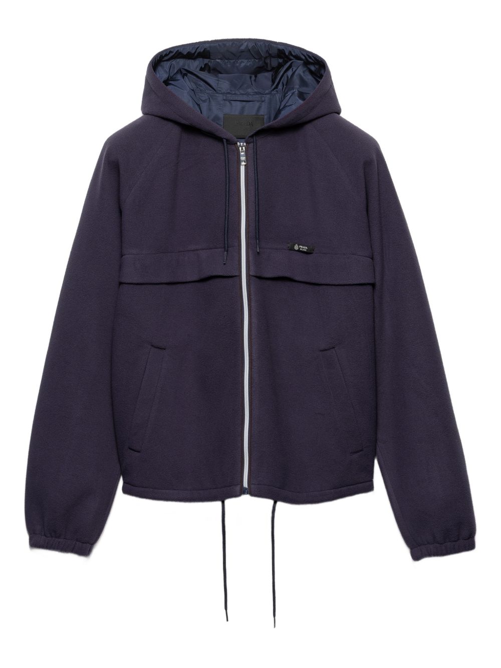 Prada Men Fleece Hooded Blouson Jacket PRADA
