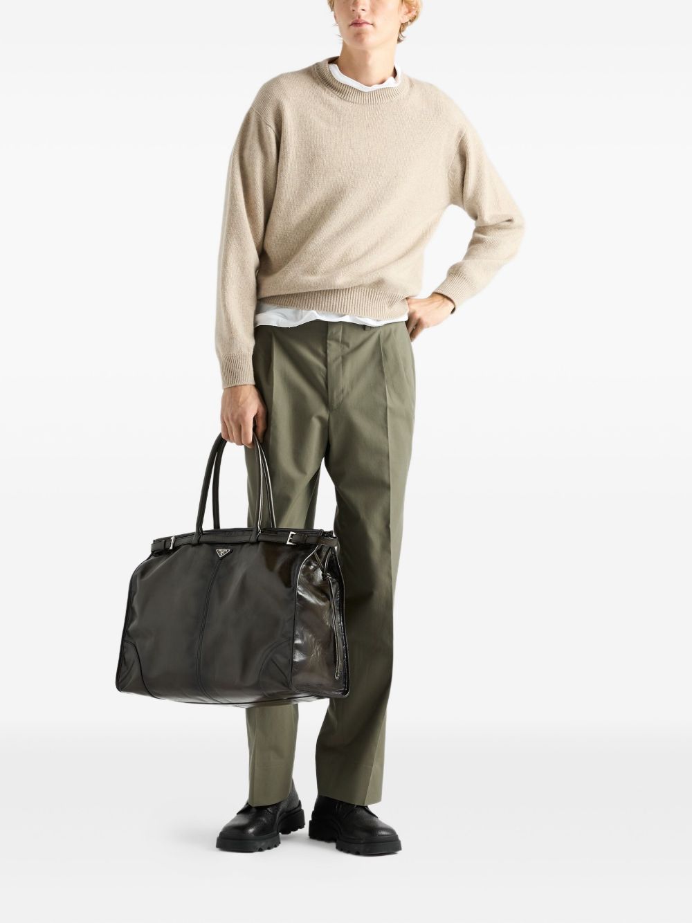 Prada Men Re-Cashmere Crewneck Sweater PRADA