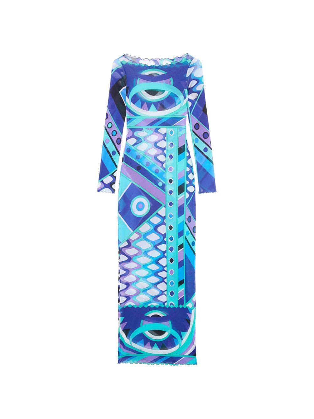 Pucci Women Printed Tulle Long Dress PUCCI