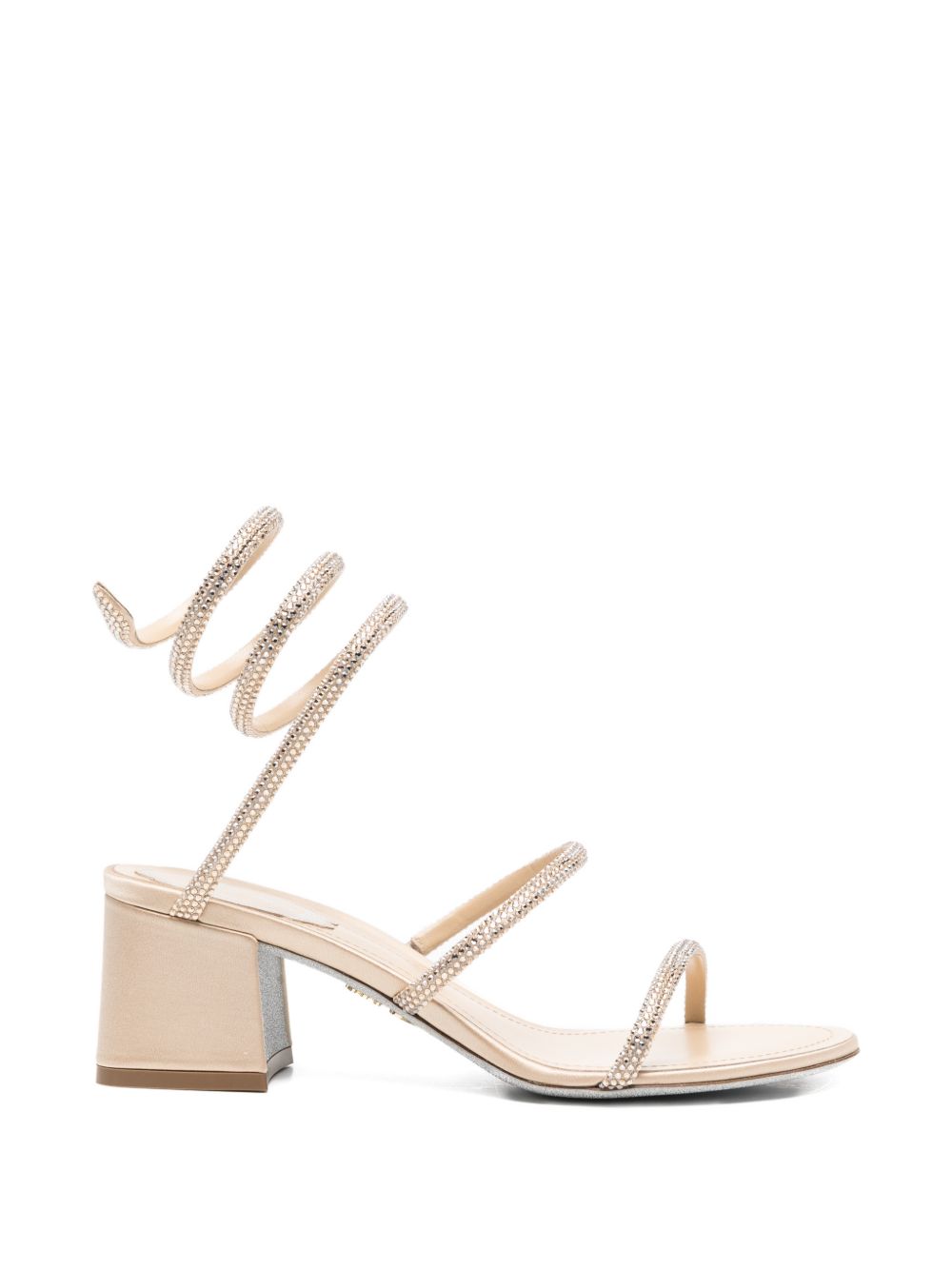 René Caovilla Women Cleo Satin Sandals