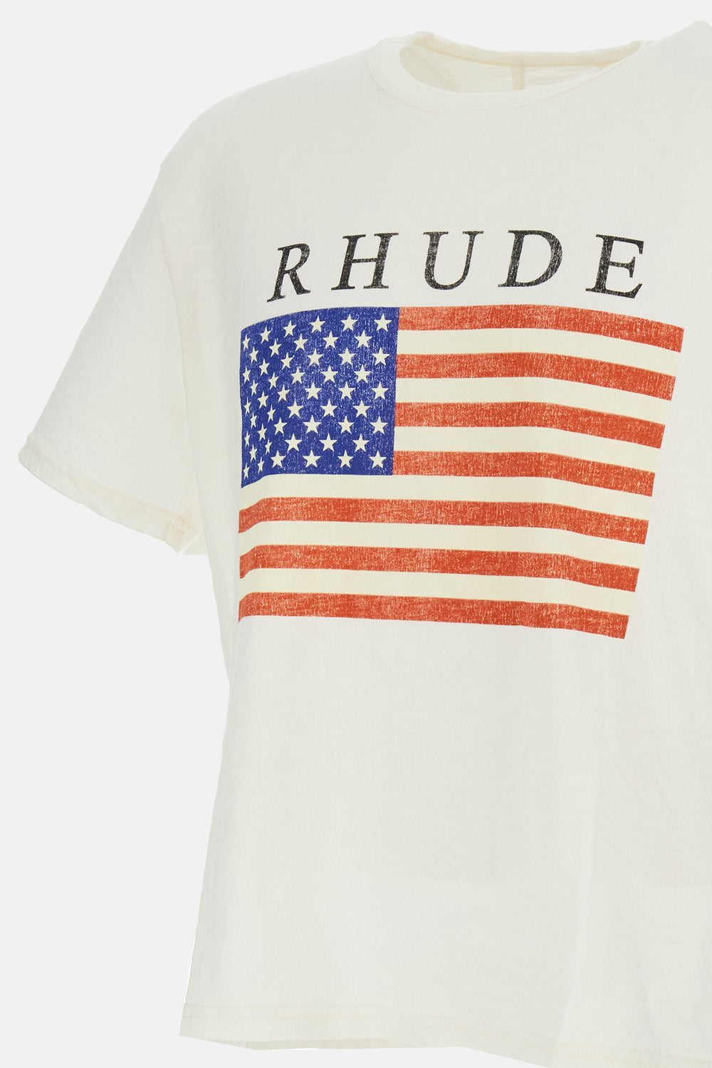 Rhude Men Usa Flag Slub Tee RHUDE