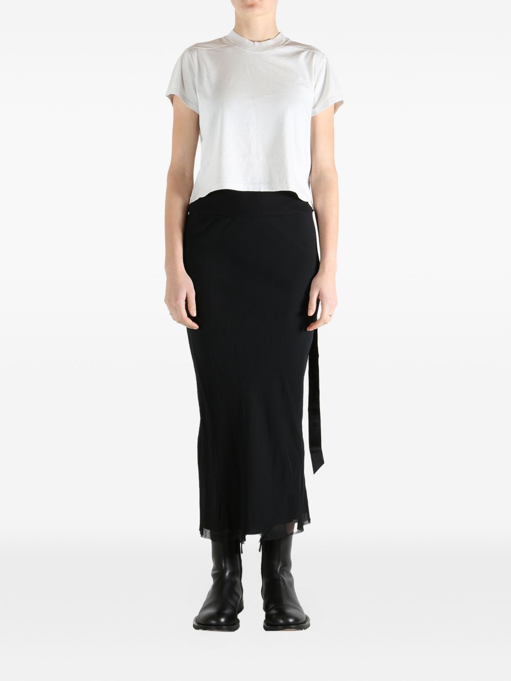 Rick Owens Drkshdw Women Cotton Cropped T-Shirt RICK OWENS