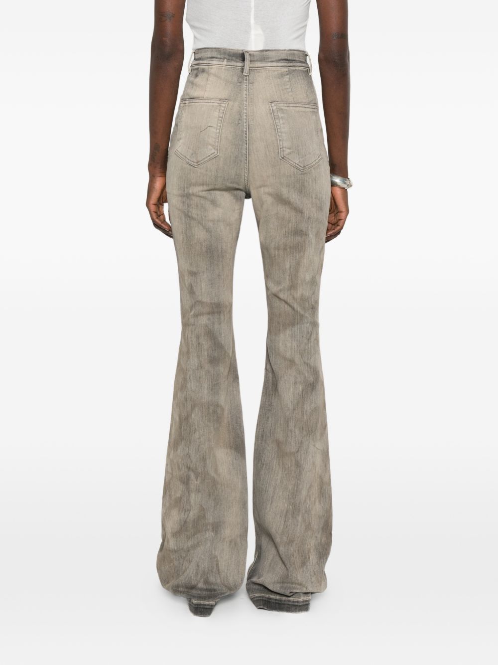 Rick Owens Drkshdw Women Bootcut Denim Jeans RICK OWENS