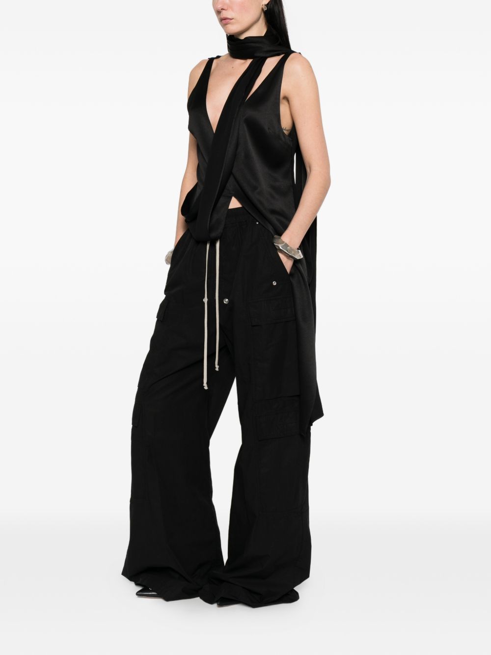 Rick Owens Drkshdw Women Cargo Denim Jeans RICK OWENS
