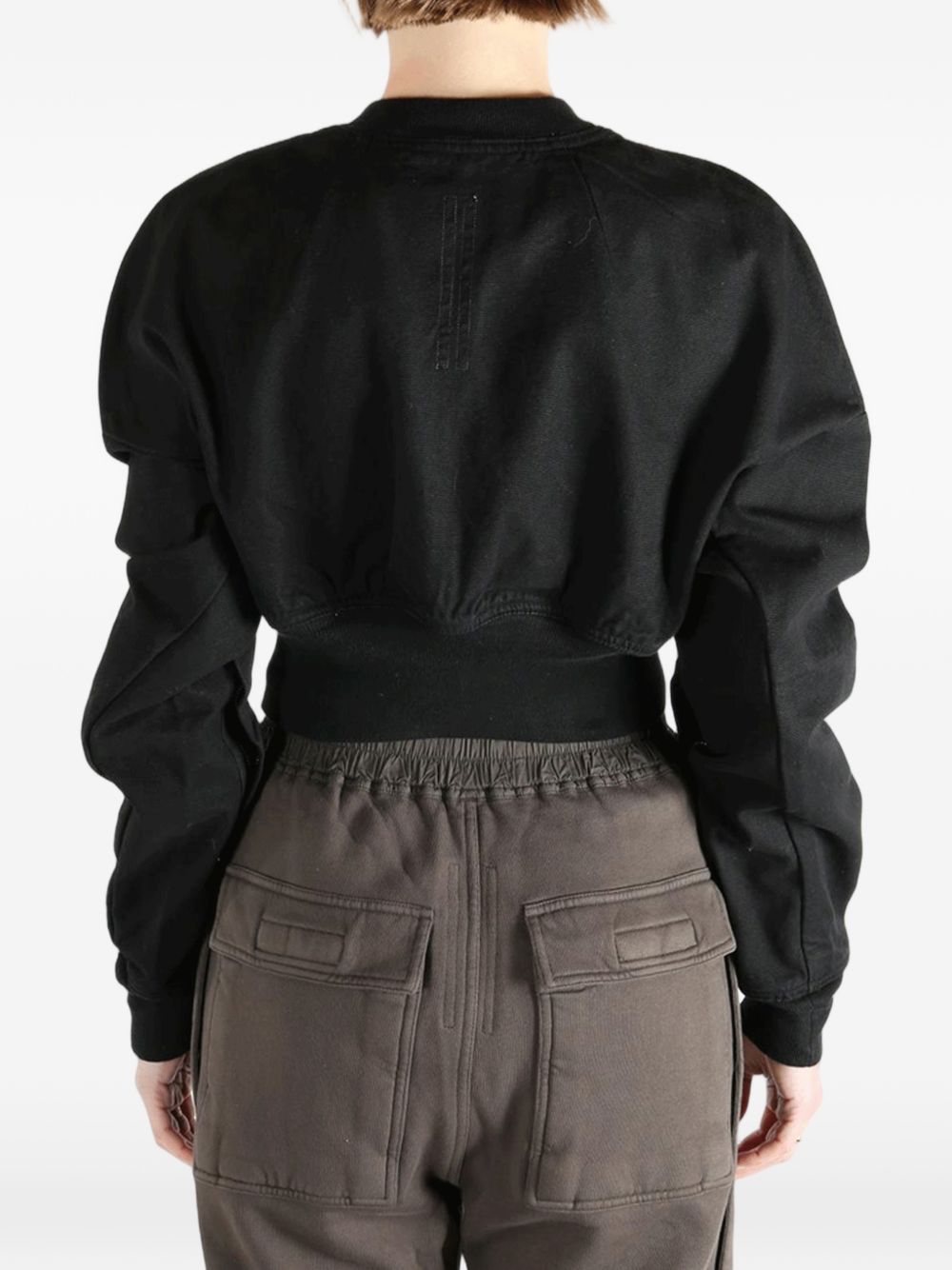 Rick Owens Drkshdw Women Cotton Cropped Bomber Jacket RICK OWENS