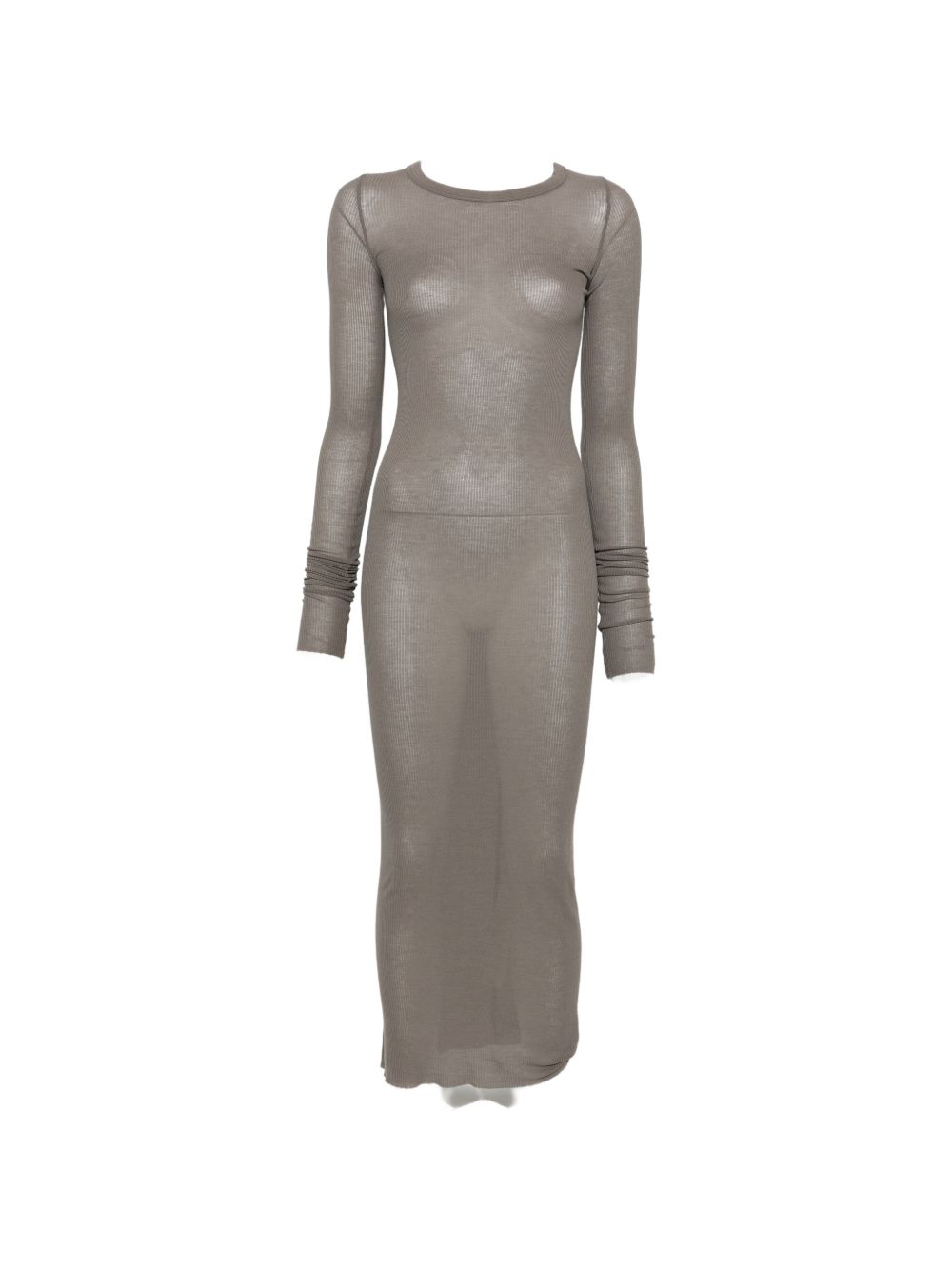 Rick Owens Women Ribbed Midi Dress RICK OWENS