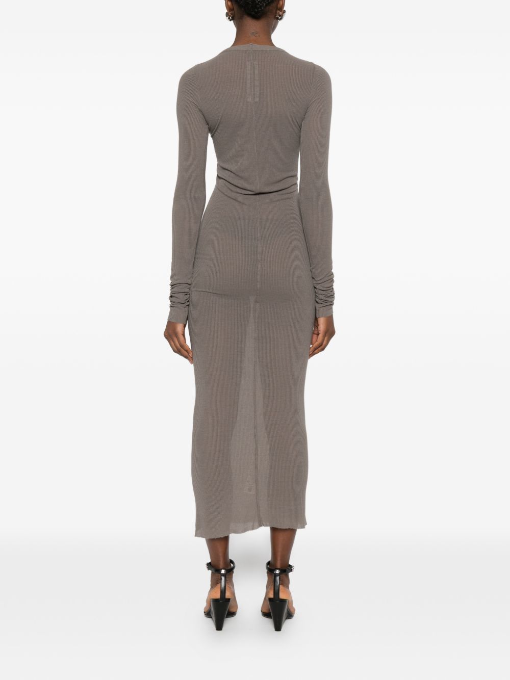 Rick Owens Women Ribbed Midi Dress RICK OWENS