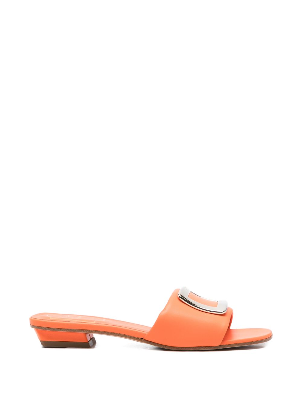 Roger Vivier Women Leather Flat Sandals ROGER VIVIER
