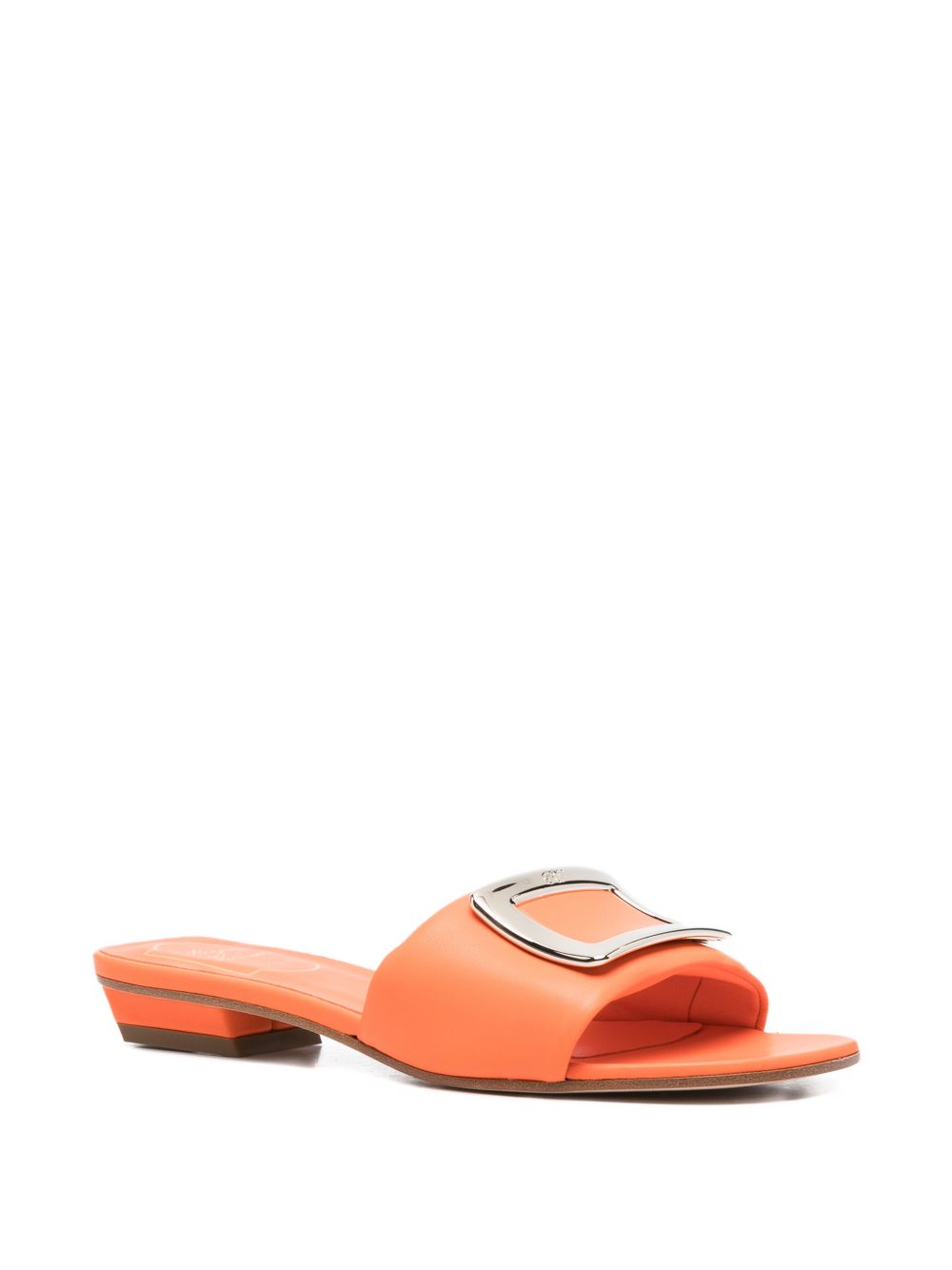 Roger Vivier Women Leather Flat Sandals ROGER VIVIER