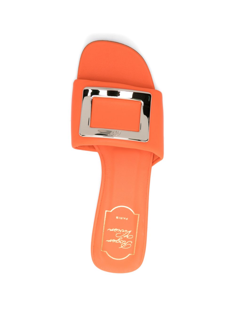 Roger Vivier Women Leather Flat Sandals ROGER VIVIER