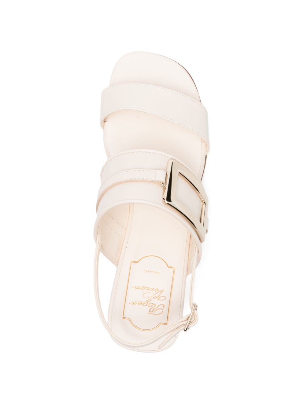 Roger Vivier Women Metal Buckle Leather Sandals ROGER VIVIER