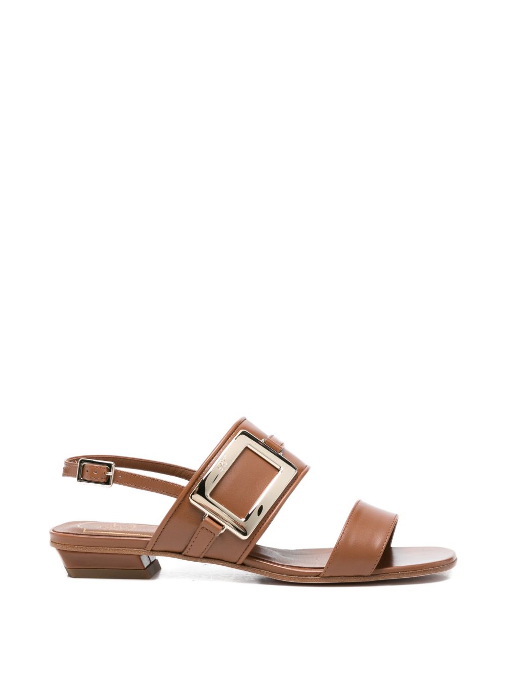 Roger Vivier Women Metal Buckle Leather Sandals ROGER VIVIER