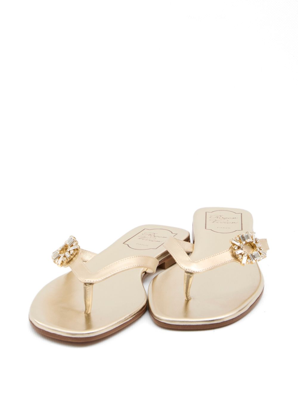 Roger Vivier Women Leather Thong Sandals