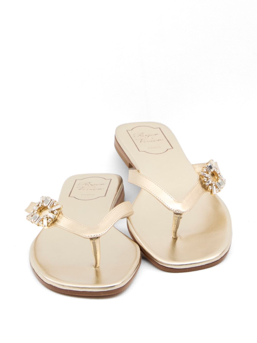 Roger Vivier Women Leather Thong Sandals