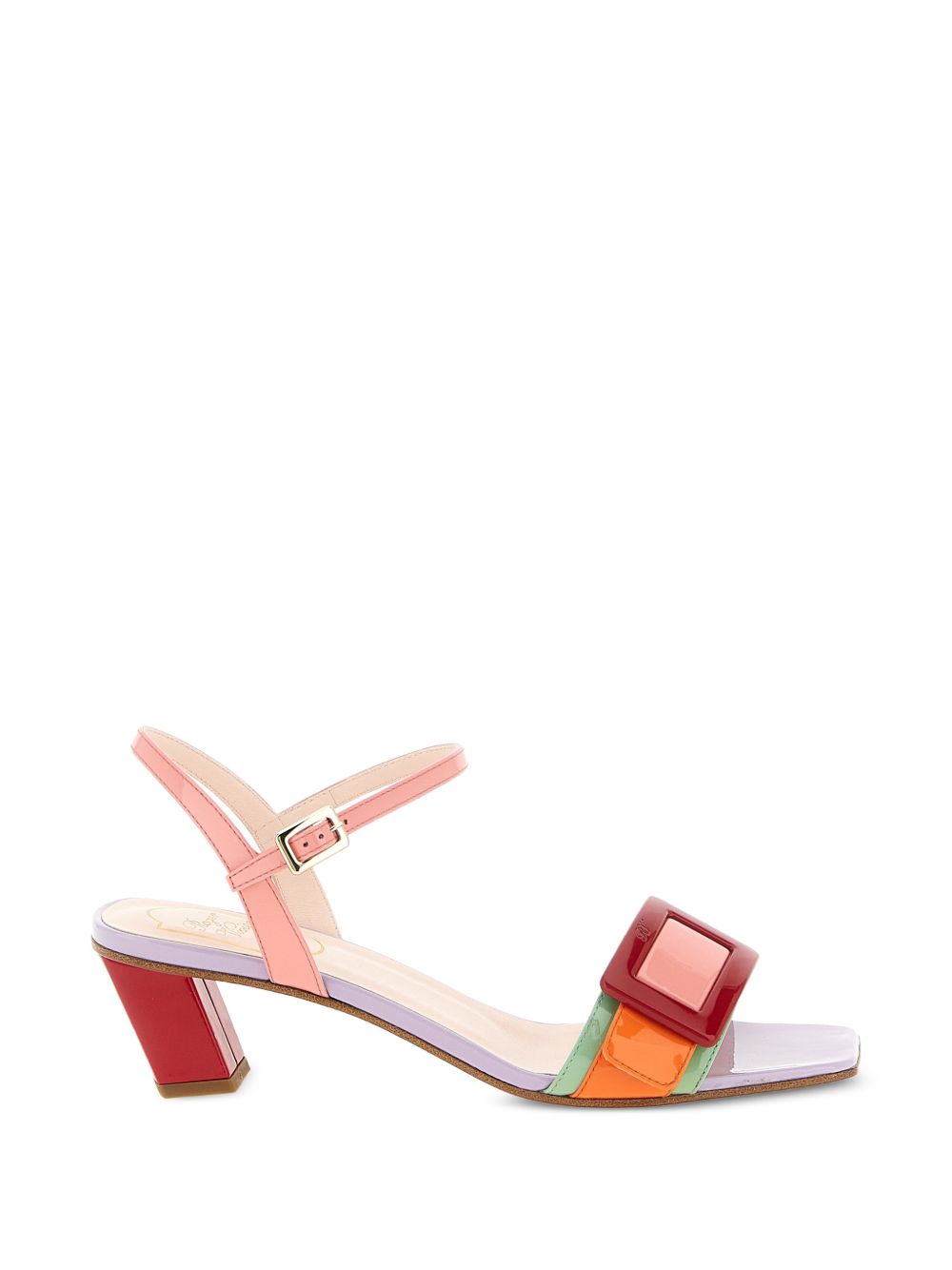 Roger Vivier Women Belle Vivier Leather Sandals