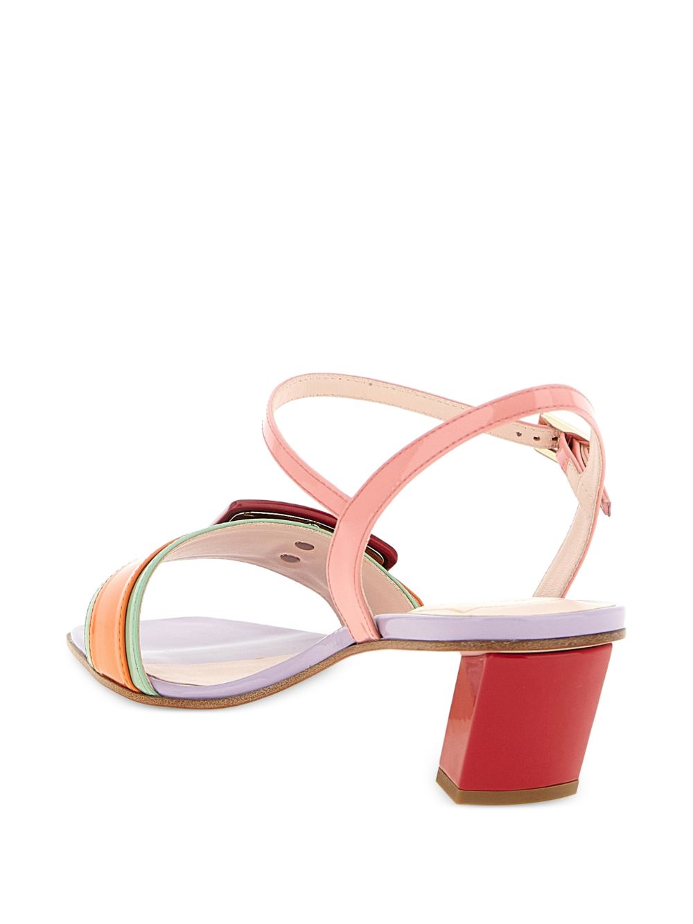 Roger Vivier Women Belle Vivier Leather Sandals