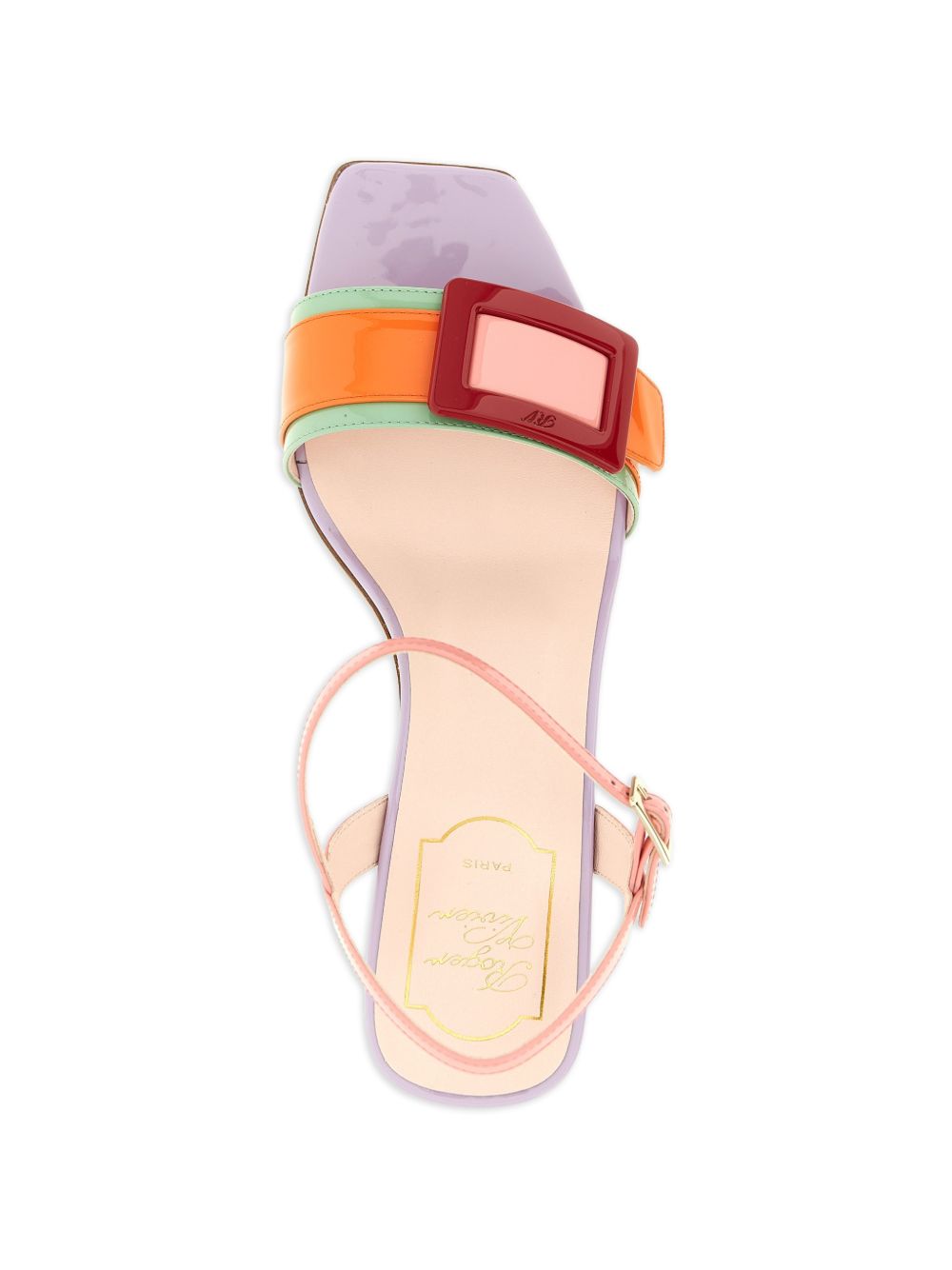 Roger Vivier Women Belle Vivier Leather Sandals
