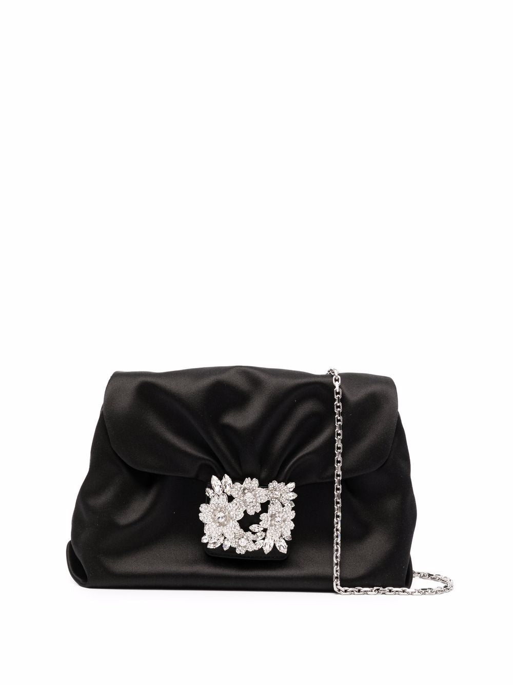 Roger Vivier Women Rv Bouquet Satin Clutch ROGER VIVIER