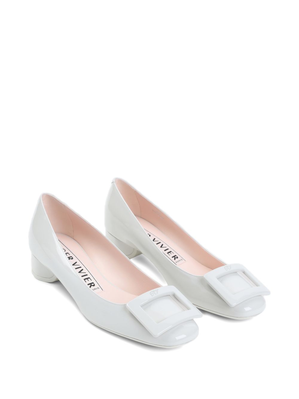 Roger Vivier Women Roundy Leather Pumps ROGER VIVIER