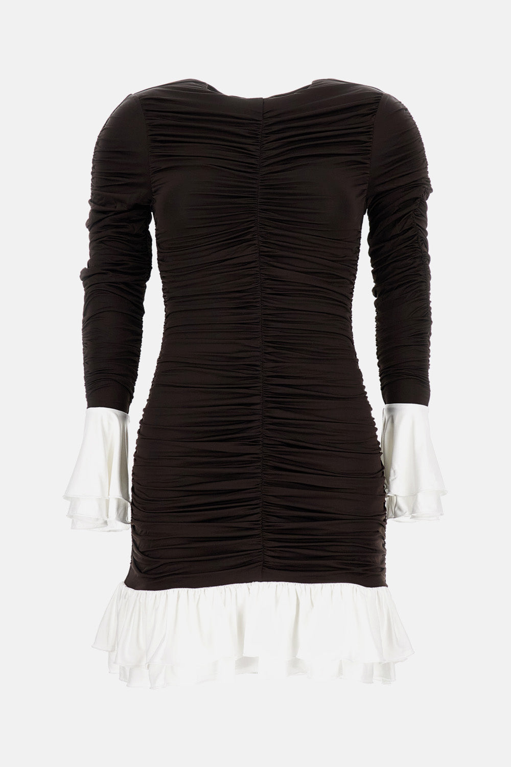 Rotate Women Mini Ruched Dress ROTATE