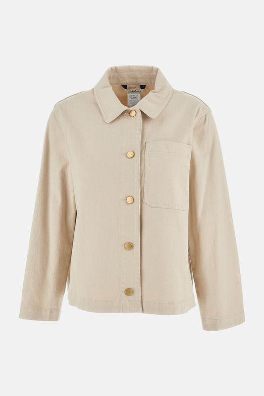 S Max Mara Women Cotton Denim Jacket