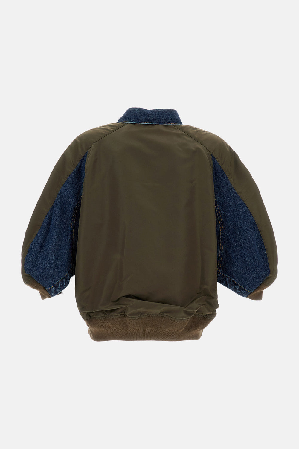 Sacai Women Denim X Nylon Twill Jacket SACAI