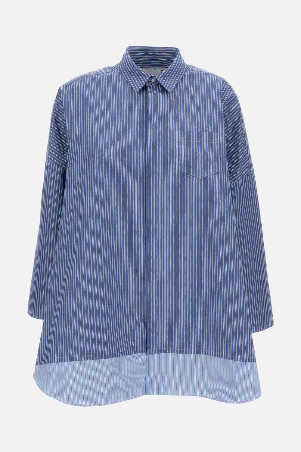 Sacai Women Poplin Striped Shirt SACAI