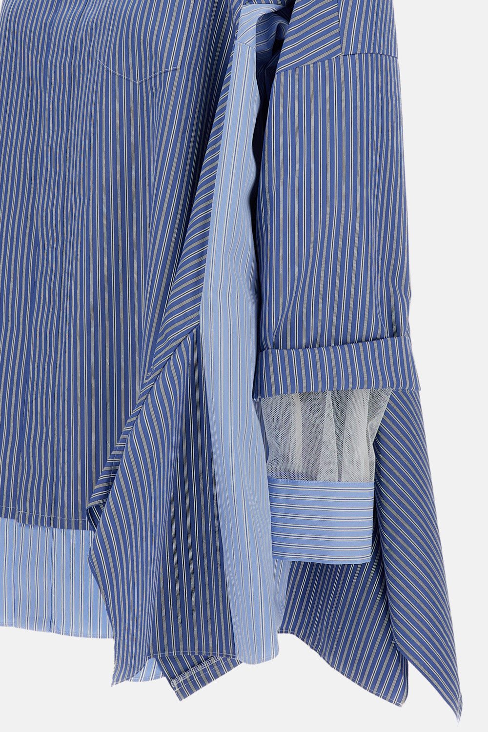 Sacai Women Poplin Striped Shirt SACAI