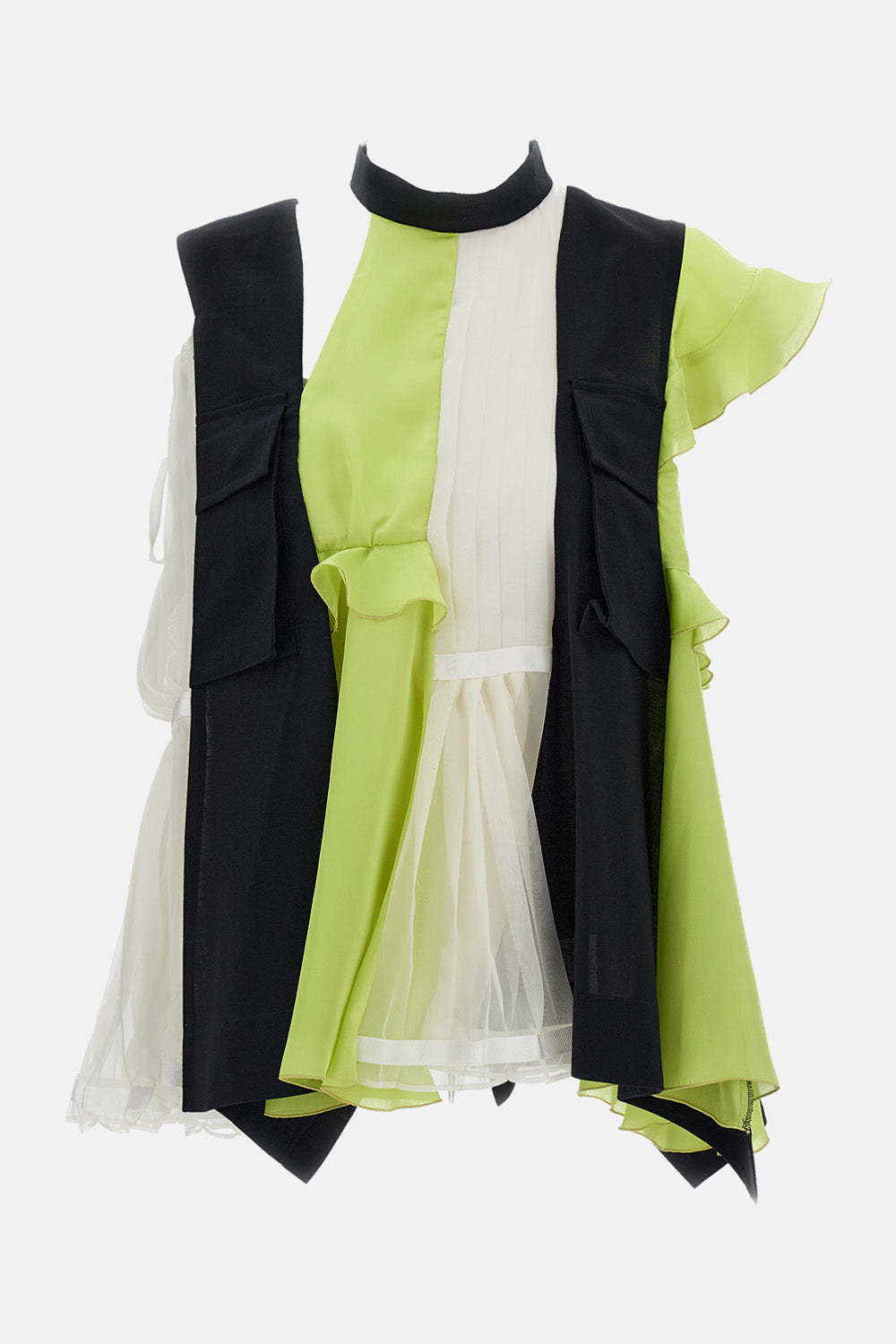 Sacai Women Pannelled Top SACAI