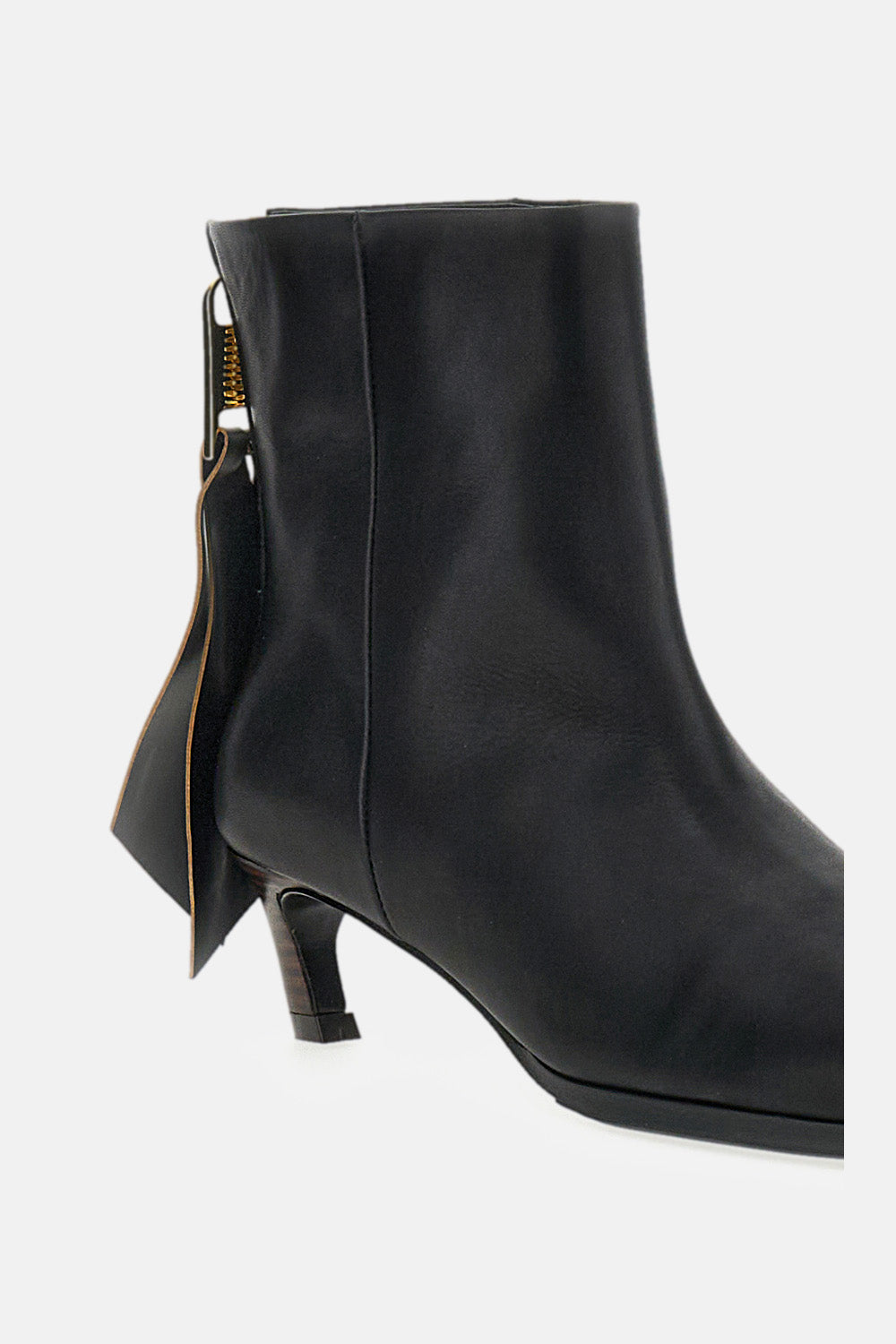 Sacai Women Leather Ankle Boots SACAI