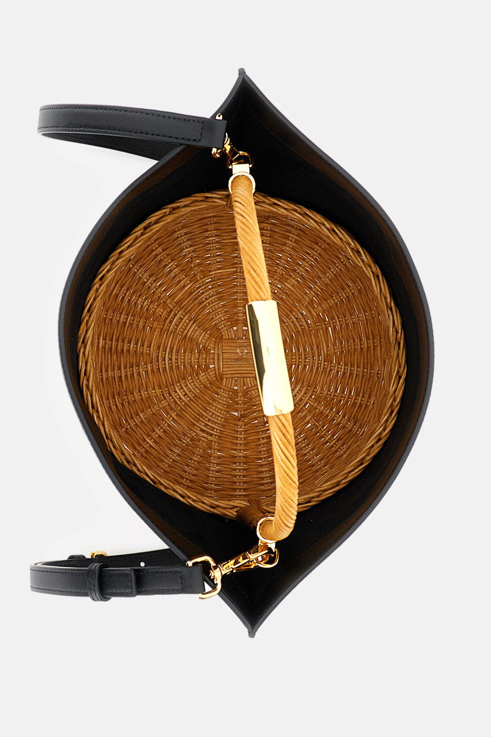 Sacai Women Medium Leather Bucket Bag SACAI