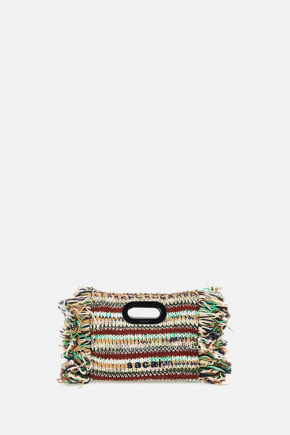 Sacai Women New Shopper Bag Small / Mix Knit SACAI