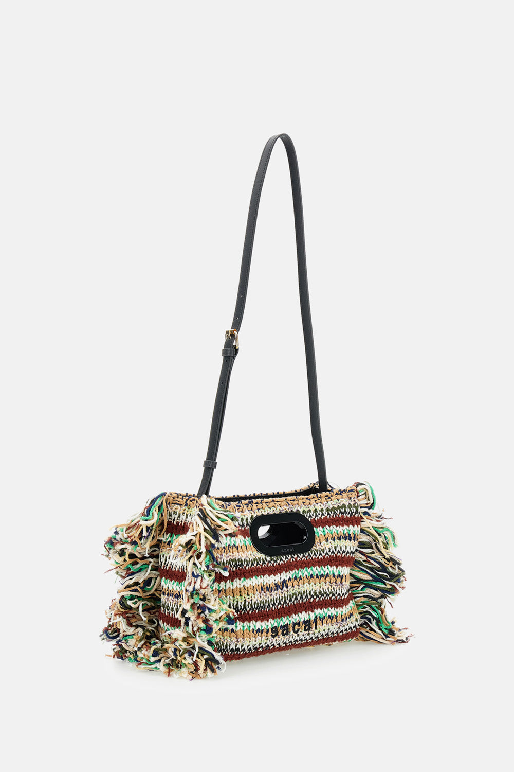 Sacai Women New Shopper Bag Small / Mix Knit SACAI