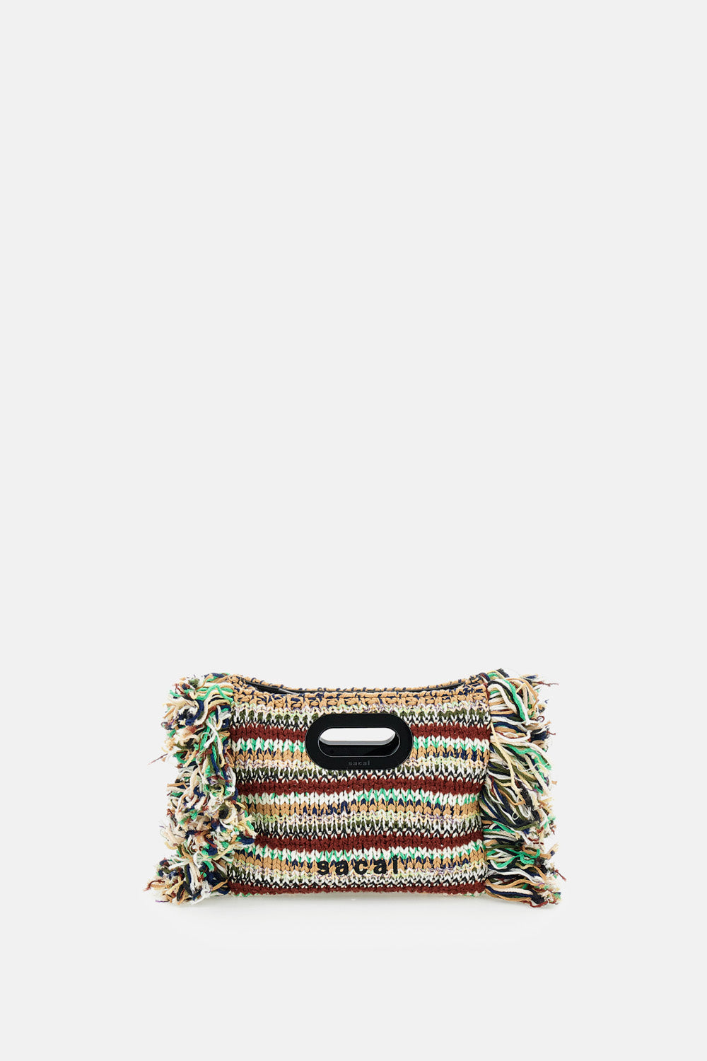 Sacai Women New Shopper Bag Small / Mix Knit SACAI