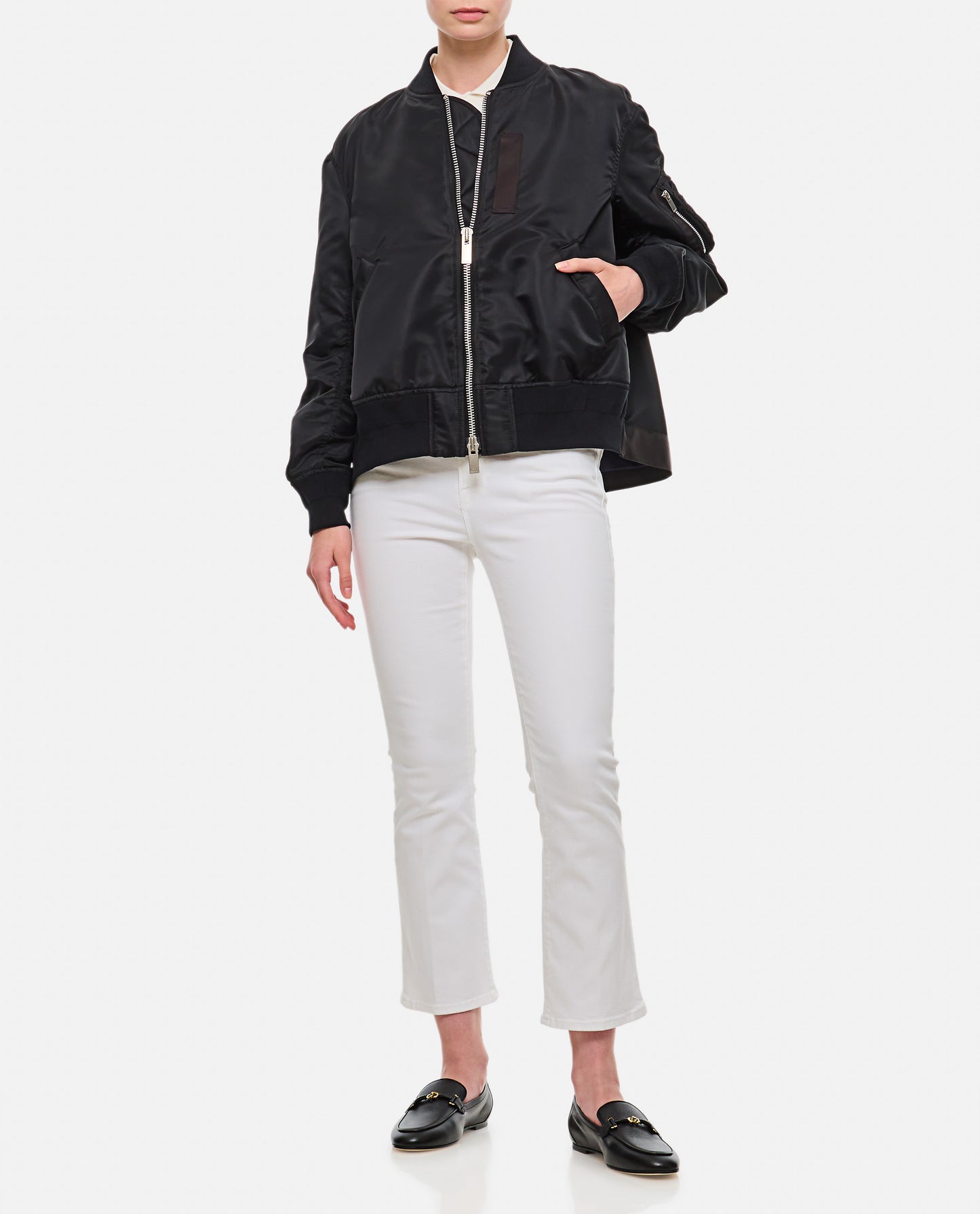 Sacai Women Nylon Twill Blouson SACAI