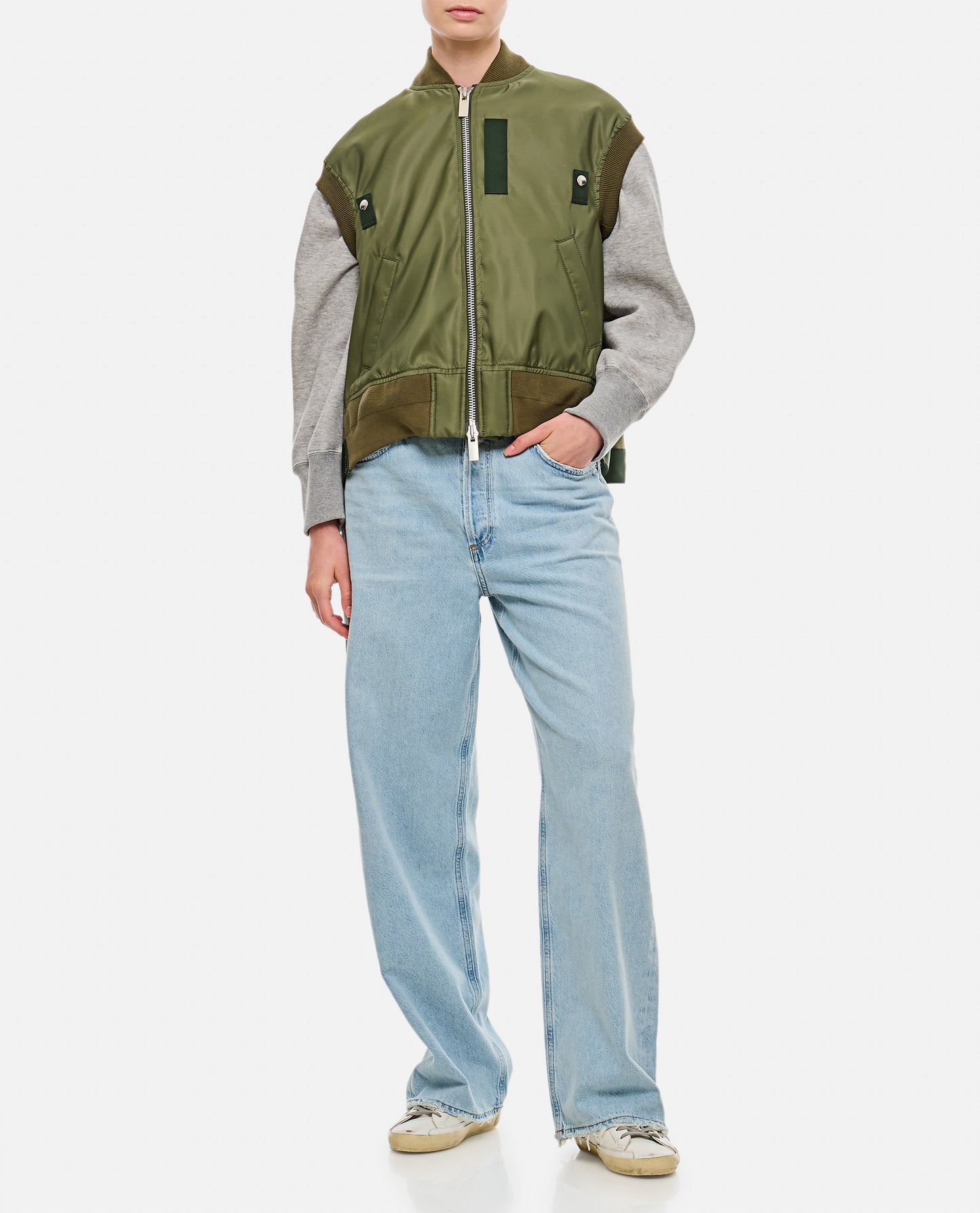 Sacai Women Nylon Twill Vest SACAI